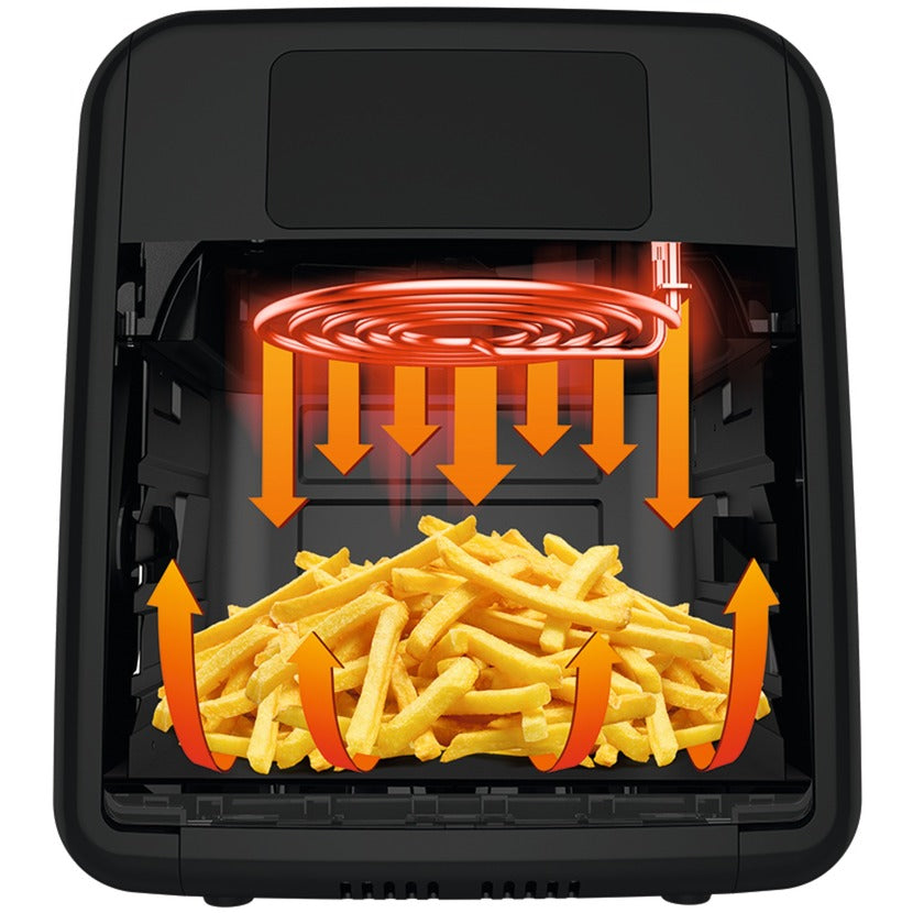 Tefal easy fry horno grill mini horno para hornear (negro)