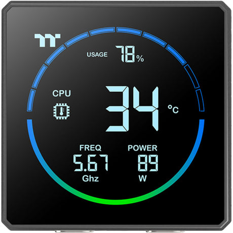 Thermaltake TH360-S V3 ARGB Sync AIO Enfriador líquido Refrigeración por agua (Negro)