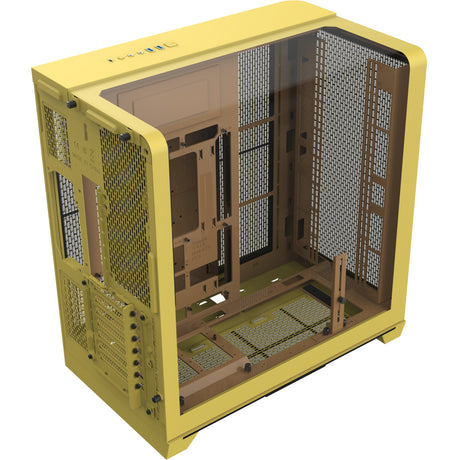 Carcasa de torre midi Thermaltake view 390 air butter caramelo (amarillo | 2x USB-A | 1x USB-C | vidrio templado)