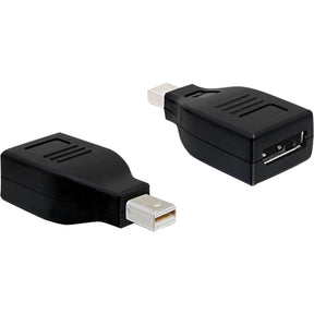 Delock adaptador mini display port 1.2 > display port (negro)