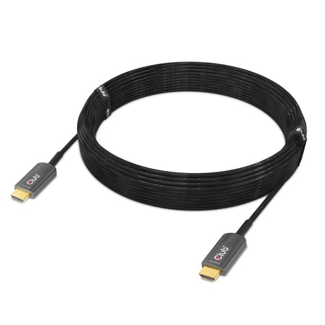 Club 3D Cable unidireccional Macho-Macho Certificado AOC HDMI 2.1 de Ultra Alta Velocidad (Negro, 10 Metros, 4K 120Hz, 8K 60Hz, 48Gbps)