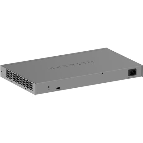 Conmutador inteligente Gigabit Netgear de 24 puertos con 4 puertos SFP+ (gris, 10 GB)