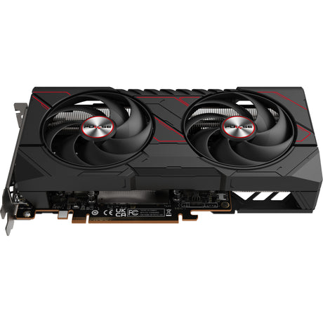 Tarjeta gráfica Sapphire Radeon RX 9060 XT Pulse 16GB OC (negro rojo, 1x Display Port, 2x HDMI)