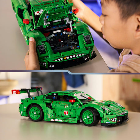 Lego technic 42224 porsche 911 gt3 r rexy ao coche de carreras