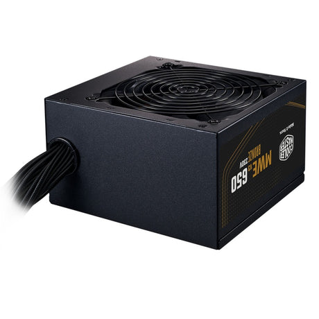 Cooler master mwe 650 bronce v3 fuente de alimentación de 650 vatios (negro, 4x pcie)