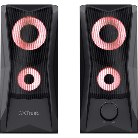 Trust GXT 606 JAVV RGB Illuminated 2.0 Juego de altavoces para PC (Negro)
