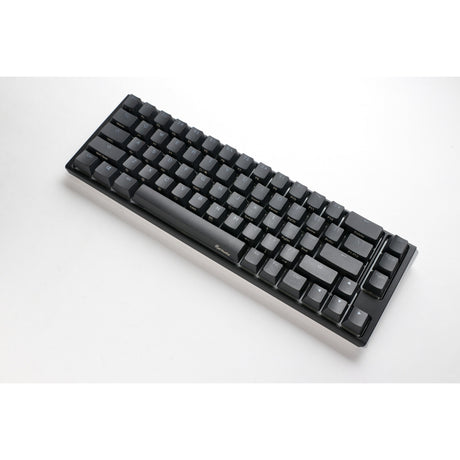 Teclado mecánico Ducky one 3 classic sf rgb (negro, diseño estadounidense (qwerty), marrón cereza mx, 65%, leds rgb, pbt de doble disparo, intercambiable en caliente, mecánica quack)