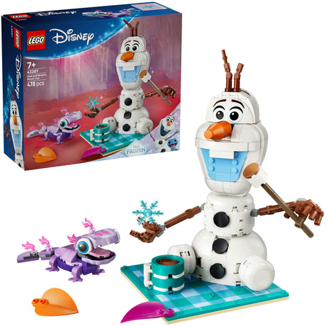 Lego disney princess 43287 olaf y el divertido picnic de bruni