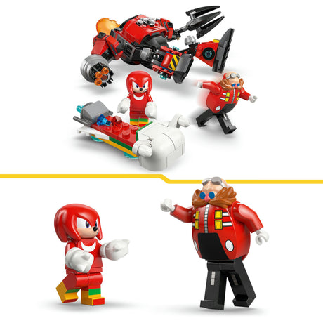 Lego® Sonic the Hedgehog™ Knuckles vs. Dr. Eggman Robot triturador de huevos - 77005