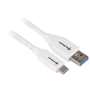 Sharkoon USB-A 3.2 > Cable USB-C (blanco, 0,5 metros)