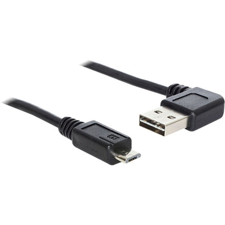 Delock USB2.0 a 90° > Cable USB micro-B (negro, 5 metros)