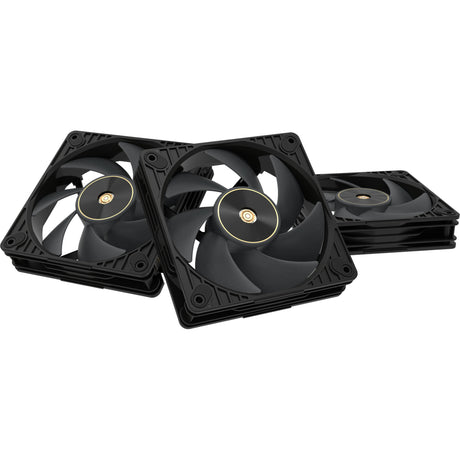 Ventilador Asus proart pf120 - paquete triple de ventiladores para cajas (negro, 3 piezas, 120 x 120 x 28 mm, 3 piezas)