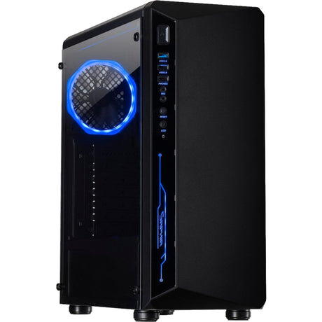 Carcasa torre midi inter-tech c-3 saphir (negro | 3x USB-A | ventana)