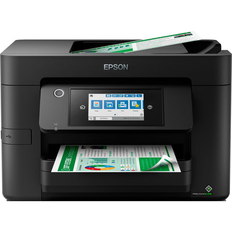 Impresora de inyección de tinta todo en uno Epson Workforce Pro wf-4820dwf con función de fax (negro, escaneo, copia, fax, LAN, Wi-Fi)