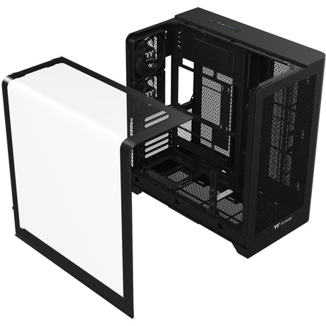 Carcasa de torre midi Thermaltake view 390 air (negro | 2x USB-A | 1x USB-C | vidrio templado)