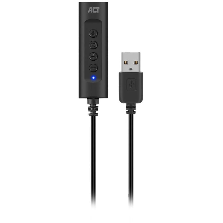 Conectividad Act Tarjeta de sonido externa USB-A (negra)