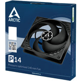 Ventilador de caja Arctic p14 (negro, 140 x 140 x 27 mm)