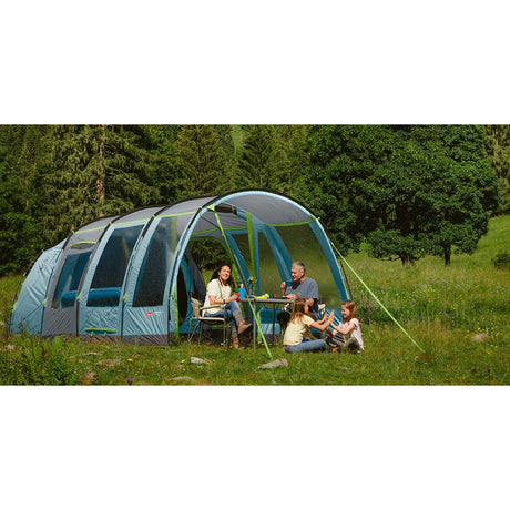 Tienda de campaña Coleman Meadowood 4l - Tienda de campaña para 4 personas - Tienda opaca - gris azul