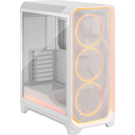 Fractal design meshify 3 ambience pro rgb carcasa midi torre (blanco | 2x usb-a | 1x usb-c | rgb | vidrio templado)