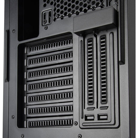 Carcasa torre midi Silverstone seta q1 (negro | 2x USB-A | 1x USB-C)