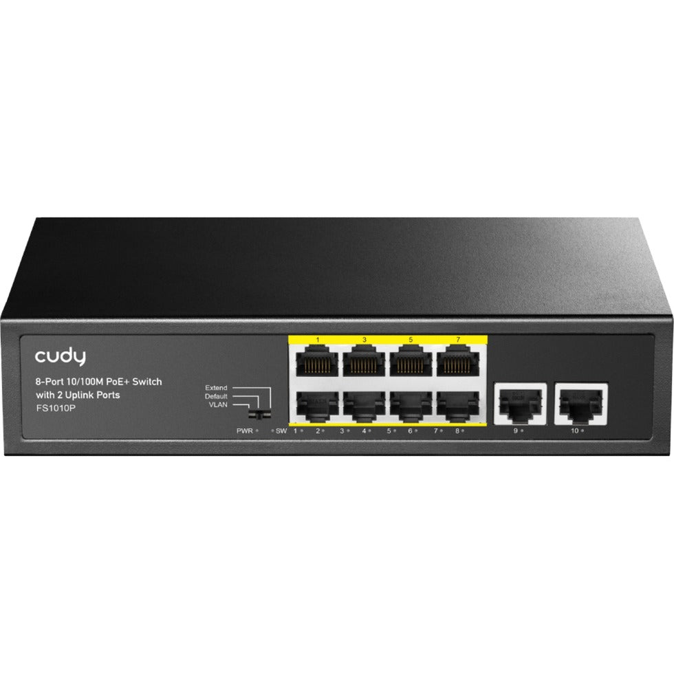Conmutador Cudy 8 puertos 10 100m poe+ (negro)