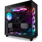 Nzxt f240 rgb core ventiladores de caja (negro, 2 piezas, 240 x 120 x 26 mm)