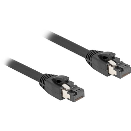 Delock cable de red s ftp, rj-45 con cat.8.1 (negro, 3 metros)