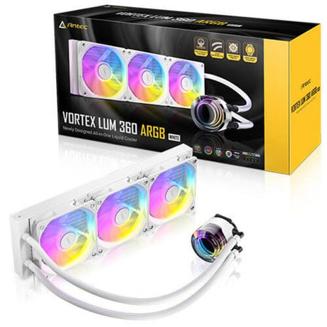 Antec Vortex Lum 360 Arb Refrigeración por agua (blanco, conector de ventilador PWM de 4 pines)