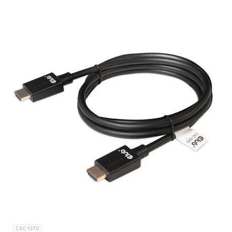 Cable Club 3D de ultra alta velocidad HDMI 2.1 certificado macho-macho (negro, 1,5 metros, 4K 120Hz, 8K 60Hz, 48 Gbps)