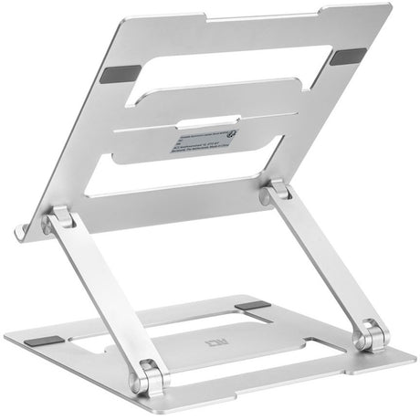 Soporte para portátil Act Connectivity de aluminio (aluminio, plegable, regulable en altura de forma continua)