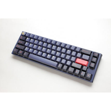 Teclado mecánico Ducky one 3 cosmic blue SF RGB (azul oscuro, diseño de EE. UU. (Qwerty), Cherry MX Speed Silver, 65 %, LED RGB, PBT de doble disparo, intercambiable en caliente, mecánica Quack)