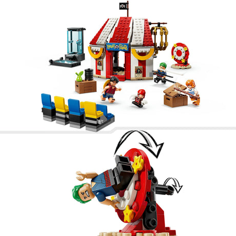 Lego ® carpa de circo de una sola pieza de buggy, el payaso, juego de construcción - 75637