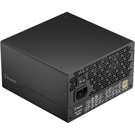 Fractal design ion gold 3 fuente de alimentación modular de 750 vatios (negro, 1x 12v-2x6, 3x pcie)