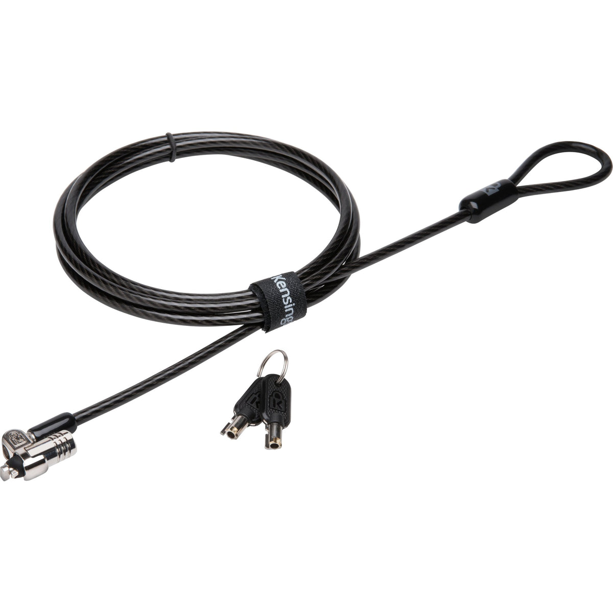 Candado de seguridad con llave Kensington microsaver 2.0 (negro)