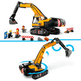 Lego city - juguete de construcción excavadora amarilla (60420)