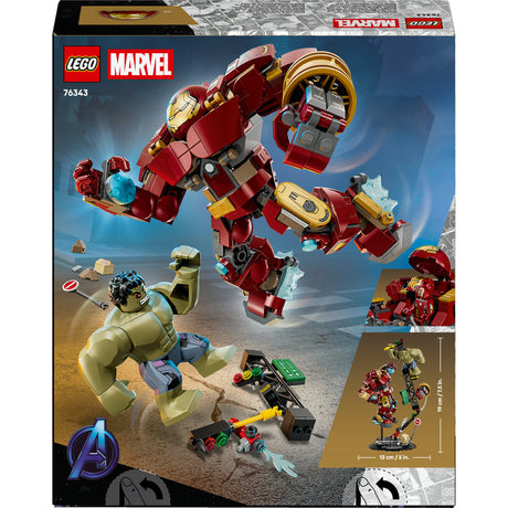 Lego super héroes 76343 marvel batalla definitiva: hulkbuster vs hulk