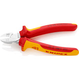 Knipex alicates pelacables diagonales 1426160 alicates de corte (rojo amarillo)