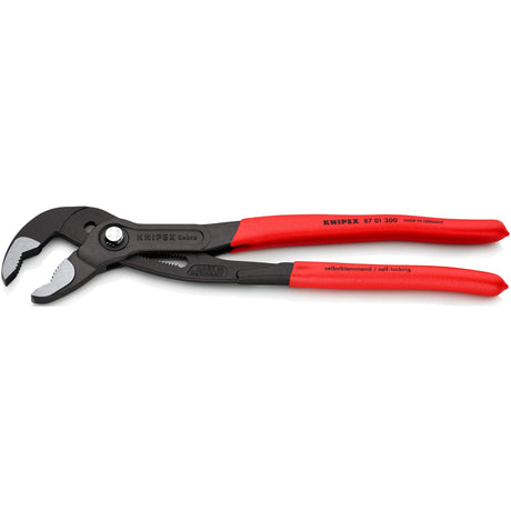 Alicates para bomba de agua Knipex cobra 8701300 (rojo, 300 mm)