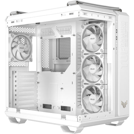 Carcasa de torre midi asus tuf gaming gt502 horizonte argb (blanco | 3x usb-a | 1x usb-c | vidrio templado)