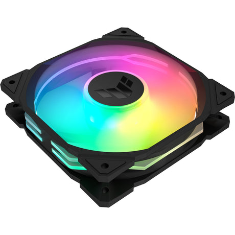 Ventiladores de caja asus tuf gaming tr120 argb (negro, 3 piezas, 120 x 120 x 25 mm)
