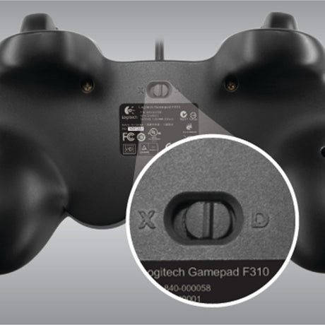 Logitech gamepad f310 (azul oscuro negro)