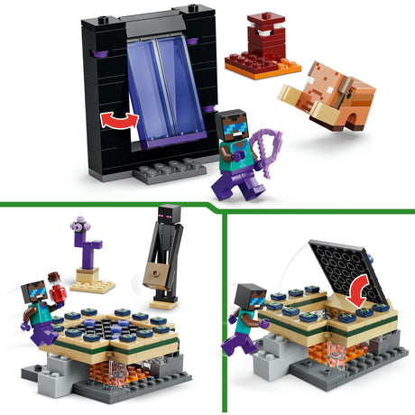 Lego minecraft 21584 viaje al abismo y al portal final