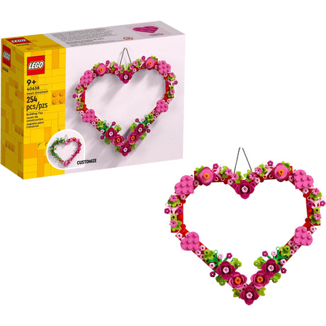 Lego 40638 estaciones y ocasiones decoración en forma de corazón