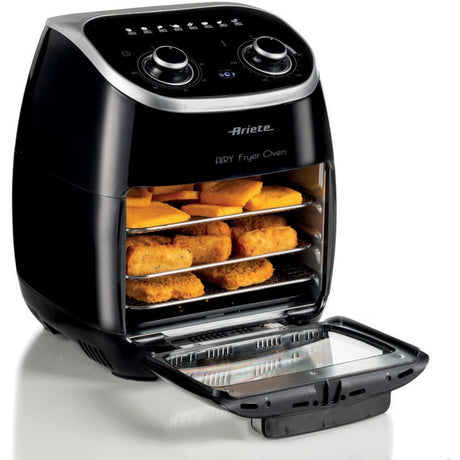 Ariete airy freidora horno 4619 00 freidora de aire caliente (negra, 11 litros)