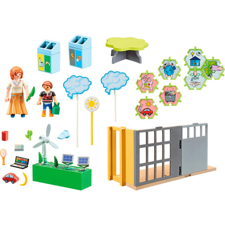 Playmobil city life - expansión ciencia del clima juguetes de construcción (71331)