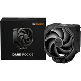 ¡Tranquilizarse! Enfriador de CPU Dark Rock 6 (negro, conector de ventilador PWM de 4 pines)