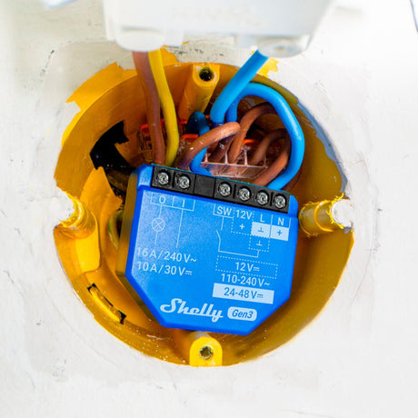 Shelly gen3 - interruptor inteligente - wi-fi - puerta de enlace bluetooth
