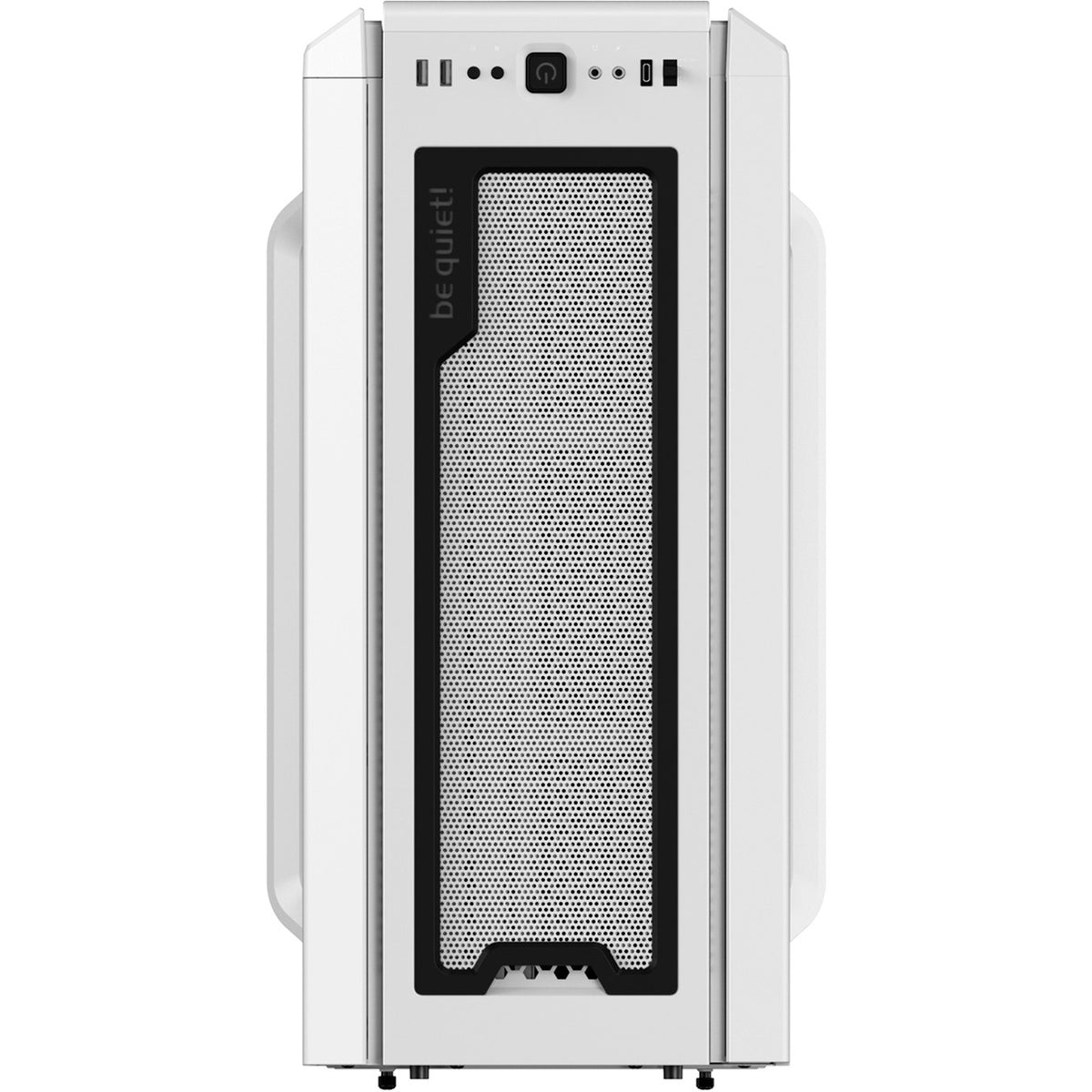¡Tranquilizarse! carcasa de torre midi base silenciosa 802 (blanca | 2x USB-A | 1x USB-C)