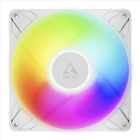 Ventilador de caja Arctic p14 pro a-rgb (blanco, 140 x 140 x 27 mm, pwm)