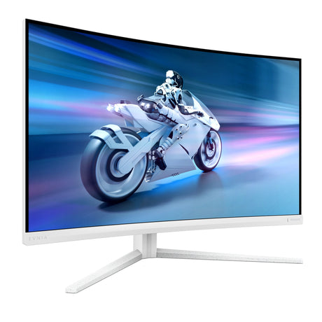 Philips Evnia 32m2c5501 00 31.5 monitor curvo para juegos (blanco, 2x HDMI, display port, 180 Hz)